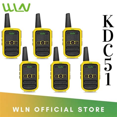 Wln Kd C W Channel Uhf Mhz Two Way Walkie Talkie Radio Set