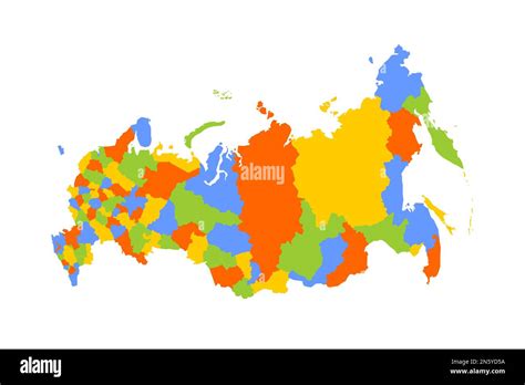 Mappa Politica Russia Immagini E Fotografie Stock Ad Alta Risoluzione