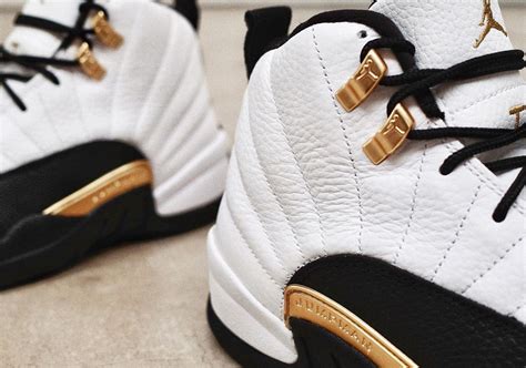 Air Jordan 12 Royalty White Black Metallic Gold Release Date | SneakerNews.com