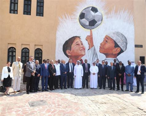 Un mural del artista cubano Máisel López Valdés es inaugurado en Qatar