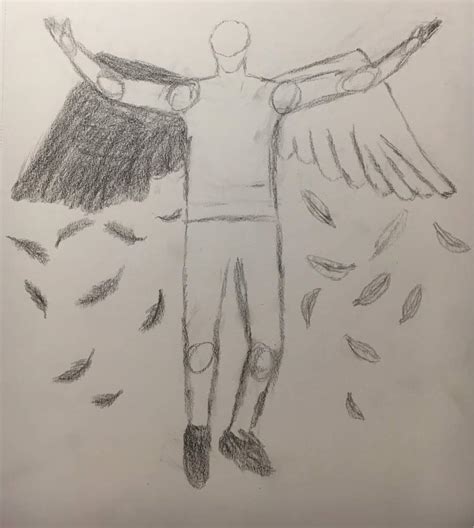 Duality Angel Sketch Art Amino