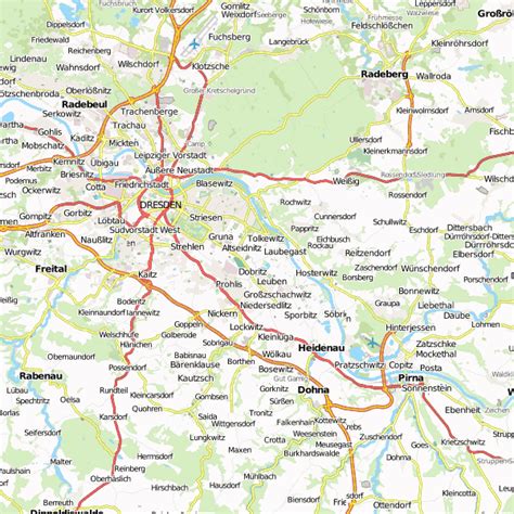 Stadtplan Dresden Hotelbuchung Und Attraktionen