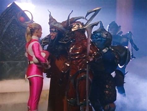 Mmpr Kat Hillard Pink Ranger With Rita And Lord Zedd Mighty