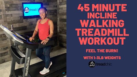 Minute Incline Walking Treadmill Workout Walking Video