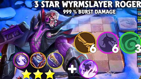 HYPER 3 STAR WYRMSLAYER ROGER 999 BURST DAMAGE MUST WATCH MLBB