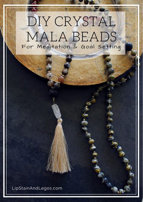 Make Your Own Diy Crystal Mala Beads For Meditation And Goal Setting