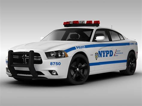 dodge charger nypd police car 2013 3D Models - CGTrader.com