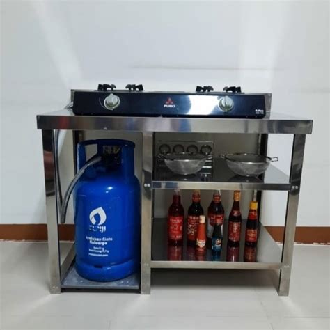 Jual Meja Kompor Dapur Gas Stainless Steel Metalco Mt Serbaguna