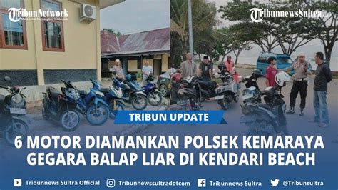 Motor Knalpot Brong Diamankan Polsek Kemaraya Dipakai Sejumlah