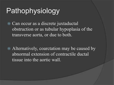 Coarctation Of Aorta Ppt