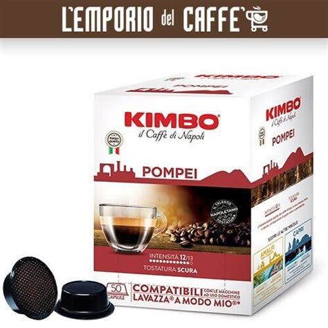 Capsules Compatibles Lavazza A Modo Mio Caf Kimbo Pompei Forte Et