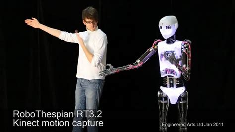 Robothespian Motion Capture With Kinect Youtube