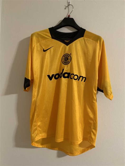 Soccer Jersey Rare Kaizer Chiefs Home Kit Gem