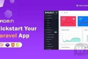 Radmin V2 6 0 Laravel Admin Starter With REST API User Roles