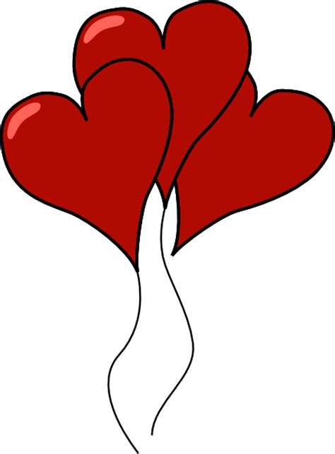 Totetude Heart Balloons Clip Art At Clker Vector Clip Art Online