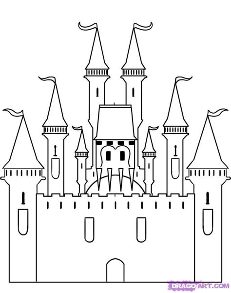 How To Draw A Castle Tower Step By Step at Drawing Tutorials