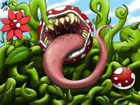 Piranha Plant Finished By Zetsuei18 On Deviantart