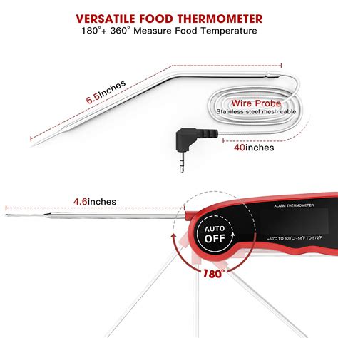 Review Nicewell Dual Probe Meat Thermometer Digital Instant Read For