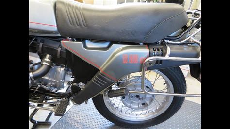 1983 Bmw R80st Install Side Covers And Muffler Heat Shield Youtube