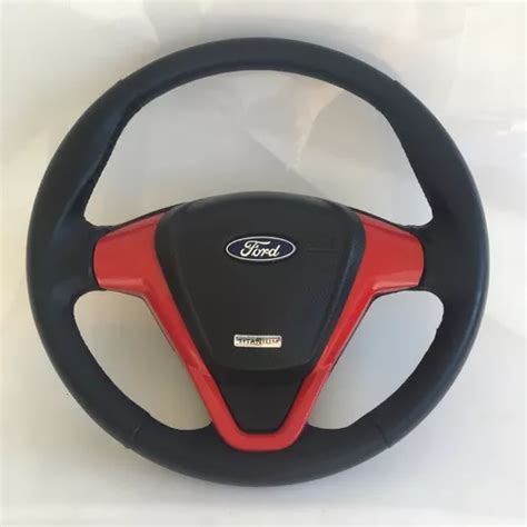 Volante Esportivo Ford New Titanium Vermelho Fiesta 1996 Frete grátis