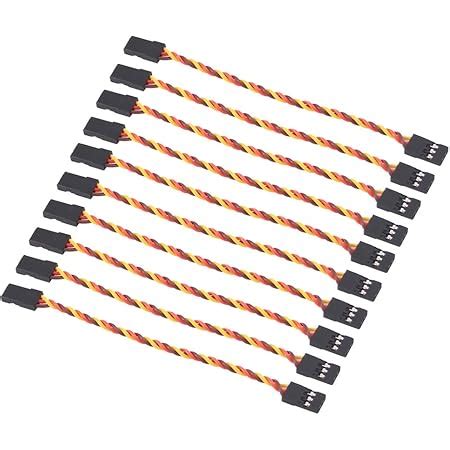 YIXISI 10 Stück RC Servo Verlängerungskabel 150mm 3pin JR Stecker für