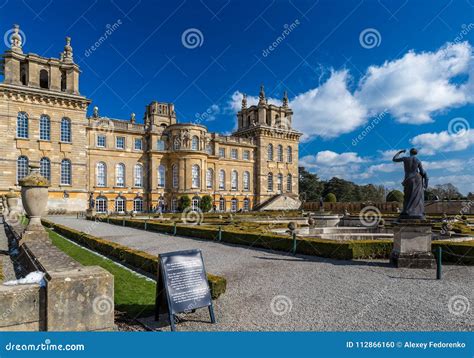 Exterior Of Blenheim Palace In Oxfordshire Uk Editorial Image Image