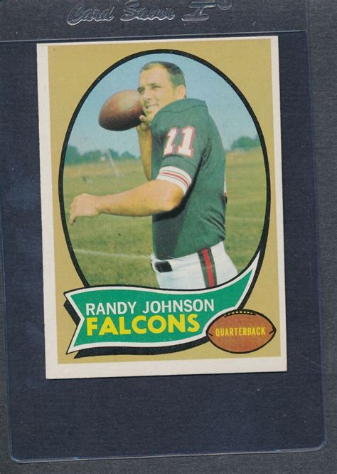 Topps Randy Johnson Falcons Ex Ebay