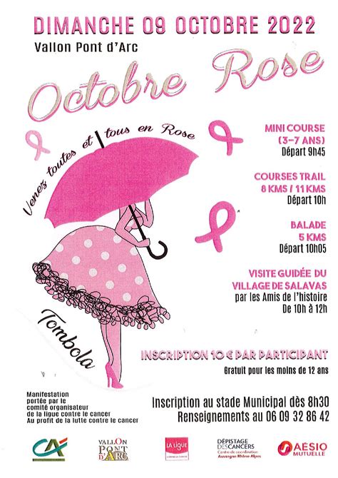 Octobre rose Site officiel de la Mairie de Saint Remèze Ardèche