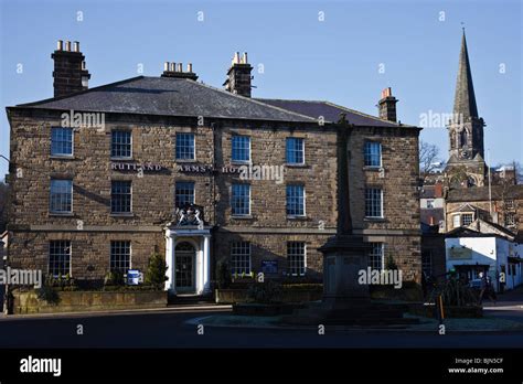 Rutland Arms Hotel, The Square, Bakewell, Derbyshire Stock Photo - Alamy