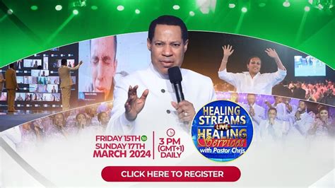 Cetunes Events Healing Stream Live Healing Service With Pastor Chris