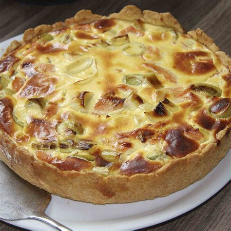 Recette Quiche Au Saumon Et Aux Poireaux