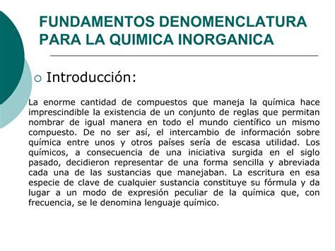 Nomenclatura Inorganica Ppt Descarga Gratuita