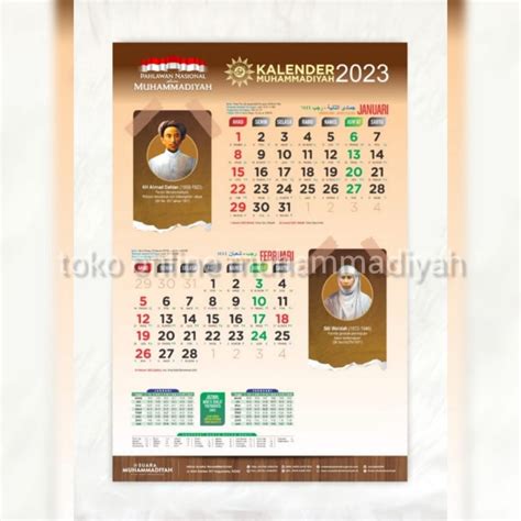 Jual Kalender Muhammadiyah Masehi 2023 Shopee Indonesia