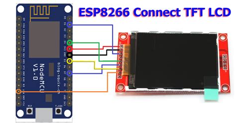 Microcontroller Projects Esp8266 Wifi Development Kit Connect Tft Lcd Display