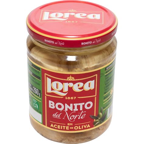 Comprar Bonito Del Norte En Aceite De Oliva Tarro 260 G Neto Escurrido