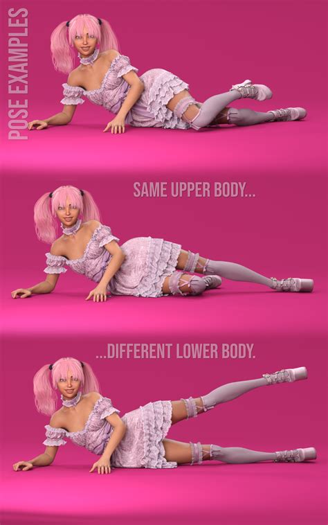 NG Build Your Own Lying Lateral Poses For Genesis 9 Daz 3D