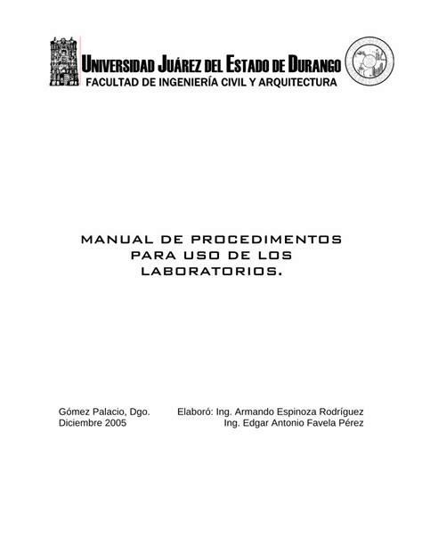 Pdf Manual De Procedimentos Para Uso De Los Fica Ujed Mx Docs