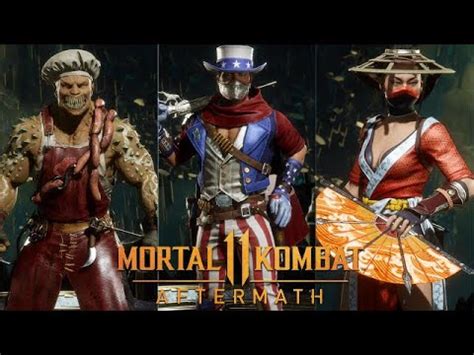 Mortal Kombat 11 Aftermath Summer Heat Skin Pack Preview Erron