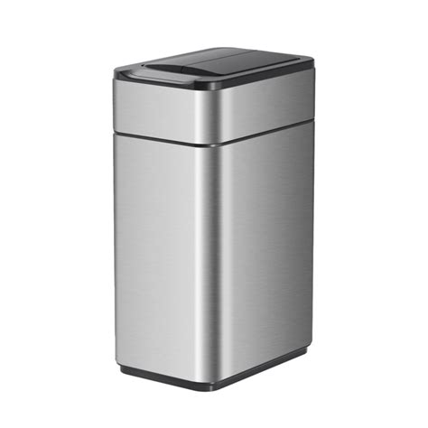 Twinlid Stainless Small Sensor Can Elpheco Home Trash Cans