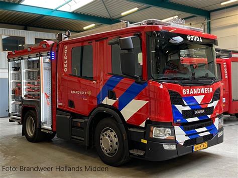 Nieuwe Tankautospuit Voor Gouda Brandweer Hollands Midden Moderniseert