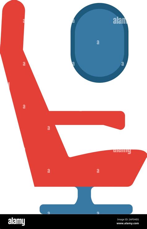 Airplane Seat Icon Flat Creative Element From Airport Icons Collection Colored Airplane Seat