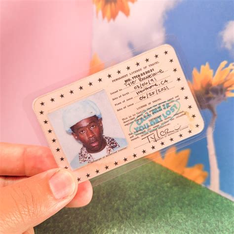 Tyler The Creator Call Me If You Get Lost Id Double Sided Laminated