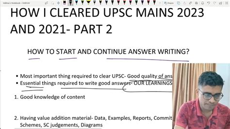 Answer Writing For UPSC Mains How I Cleared UPSC Mains 2023 And 2021