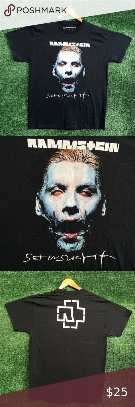 Rammstein Sehnsucht Vtg Style Album T Shirt Extra Large Rammstein