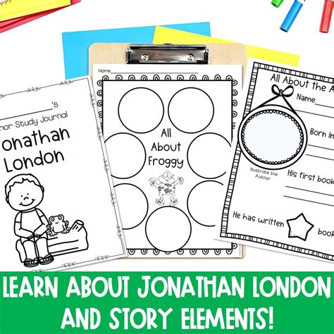 Jonathan London Author Study Mrs Richardsons Class Worksheets Library