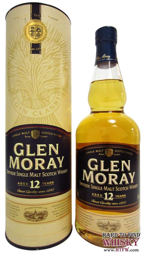 Glen Moray Speyside Single Malt Scotch 12 Year Old Whisky