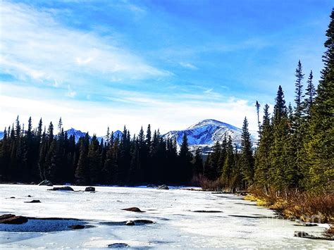 Winter At Red Rock Lake Photograph By Timothy Lane Fine Art America