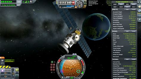 Satellite To Elliptical High Kerbin Orbit Kerbal Space Program Youtube