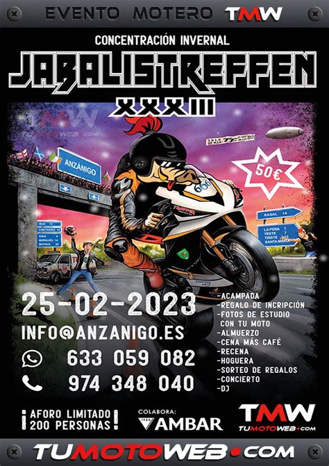 XXXIII Reunión Motorista Invernal Jabalistreffen 2023 TUMOTOWEB