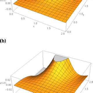 The surface graph of approximate solution v x t and ρ x t for β